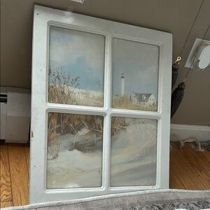 Coastal Lighthouse Window Art